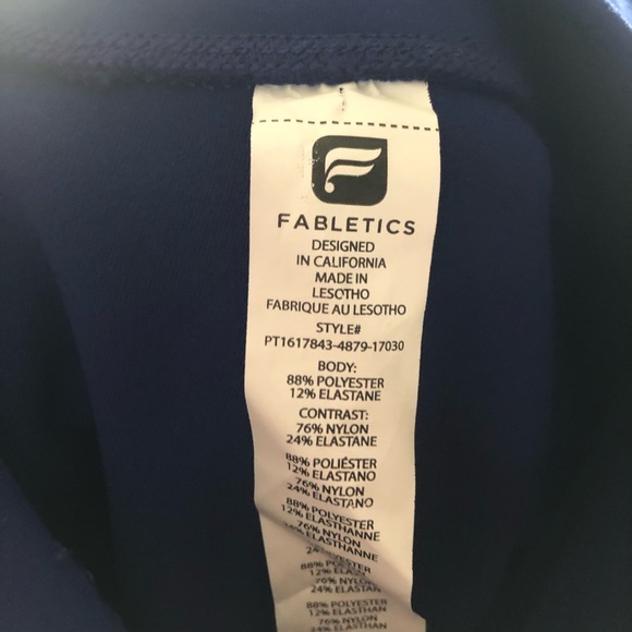 Fabletics Powerhold Purple High Waisted Leggings - Picture 6 of 6